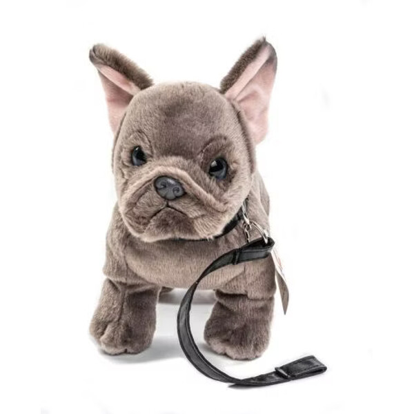 Ranskanbuldoggi, harmaa talutin, 23 cm. (Kuva 2 tuotteesta 2)