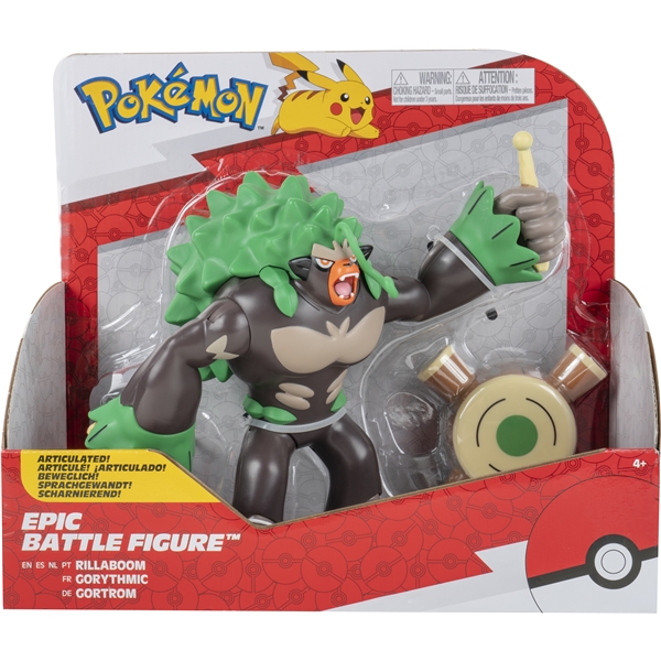 Pokémon Epic Figure Rillaboom (Kuva 1 tuotteesta 3)