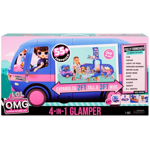 L.O.L. Surprise! 4-i-1 Glamper (Kuva 7 tuotteesta 7)