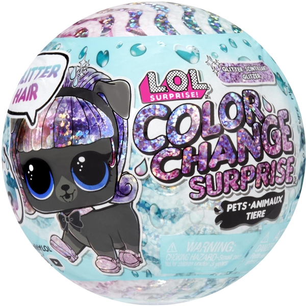 L.O.L. Surprise! Glitter Color Change Pets (Kuva 1 tuotteesta 4)