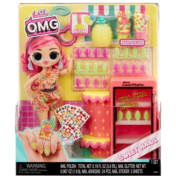 L.O.L. OMG Sweet Nails Pinky Pops Fruit Shop (Kuva 1 tuotteesta 8)