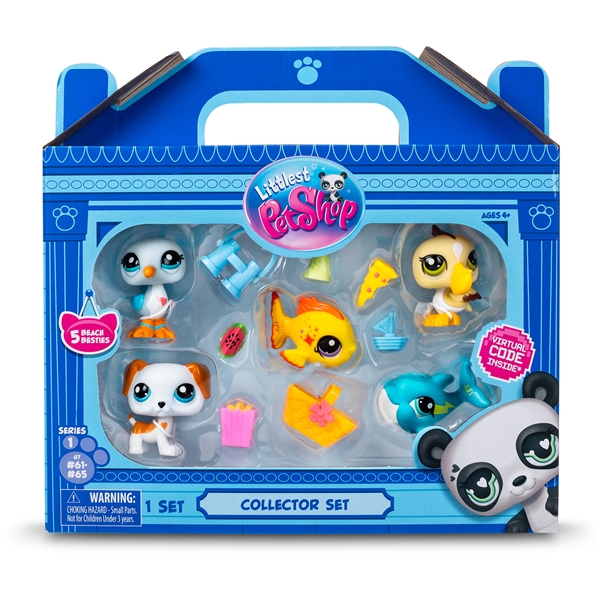 Littlest Pet Shop Beach Besties Collectors 5-p (Kuva 1 tuotteesta 4)