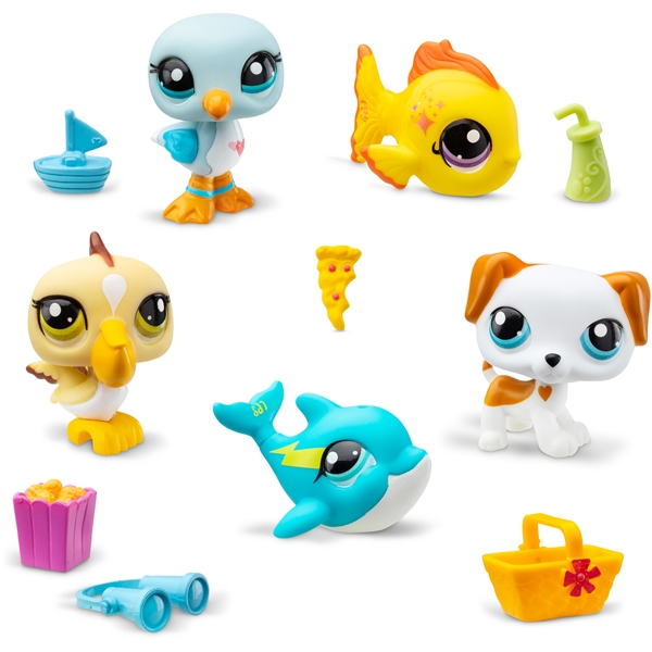 Littlest Pet Shop Beach Besties Collectors 5-p (Kuva 2 tuotteesta 4)