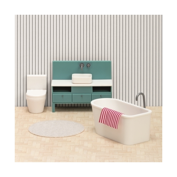 Lundby Basic Kylpyhuonesetti (Kuva 2 tuotteesta 2)