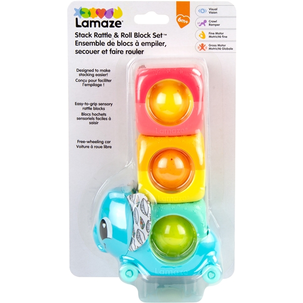 Lamaze Stack n Roll Lock n Blocks (Kuva 4 tuotteesta 4)