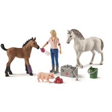 Schleich 42486 Eläinlääkäri - Tamman ja Varsan