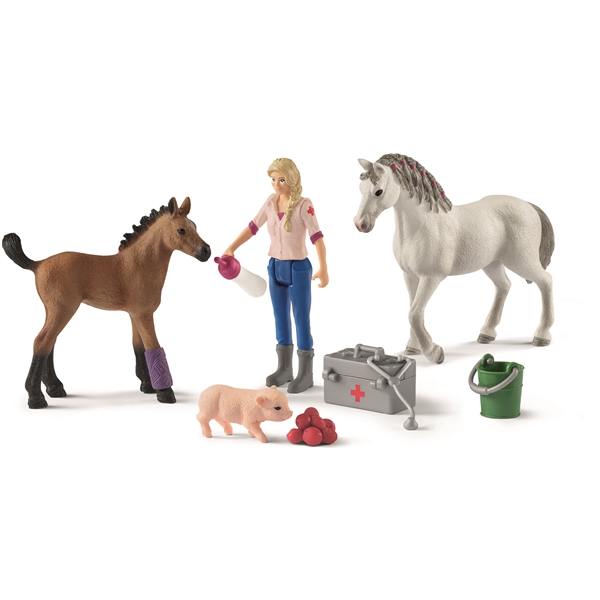 Schleich 42486 Eläinlääkäri - Tamman ja Varsan