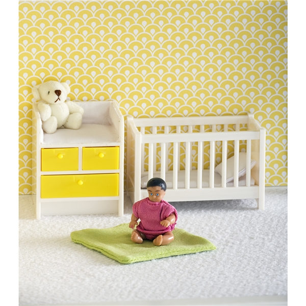 Lundby Stockholm Pinnasänky + Hoitopöytä (Kuva 2 tuotteesta 2)