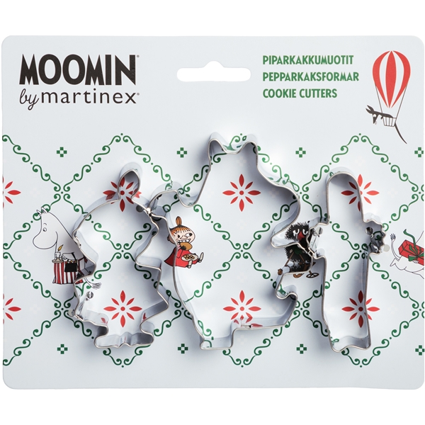 Muumi Juhlavat Piparkakkumuotit 3 kpl