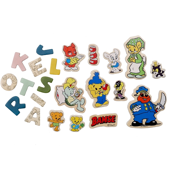 Bamse Magneettikirjaimet & Hahmot (Kuva 1 tuotteesta 4)