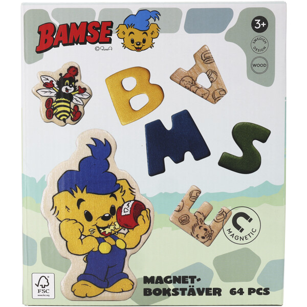 Bamse Magneettikirjaimet & Hahmot (Kuva 4 tuotteesta 4)