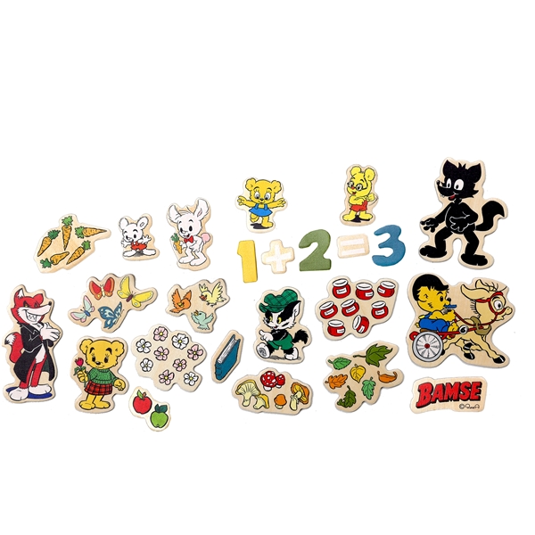 Bamse Magneettinumerot & Hahmot (Kuva 1 tuotteesta 3)