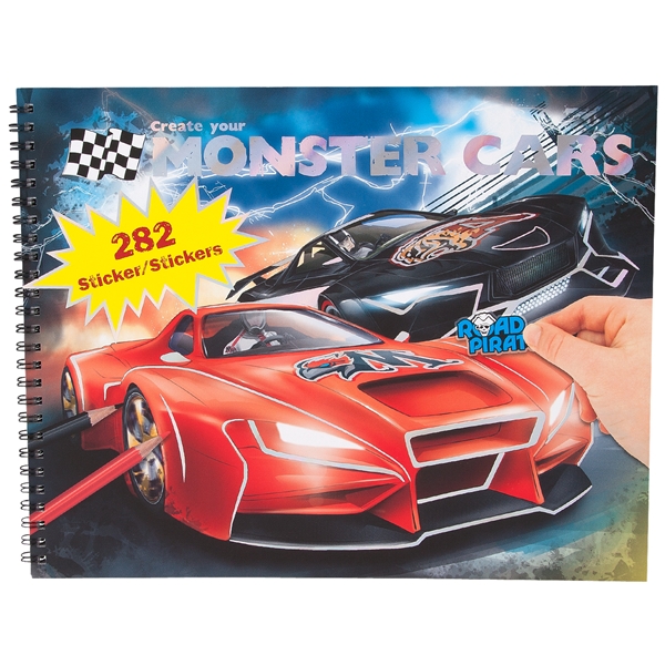 Monster Cars Värityskirja (Kuva 1 tuotteesta 2)