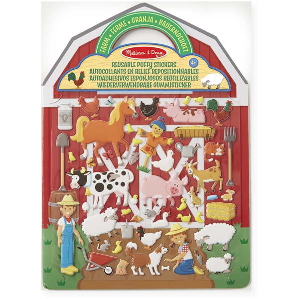 Reusable Puffy Stickers Playset Farm (Kuva 1 tuotteesta 3)