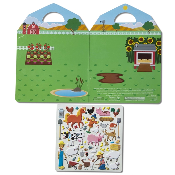 Reusable Puffy Stickers Playset Farm (Kuva 2 tuotteesta 3)