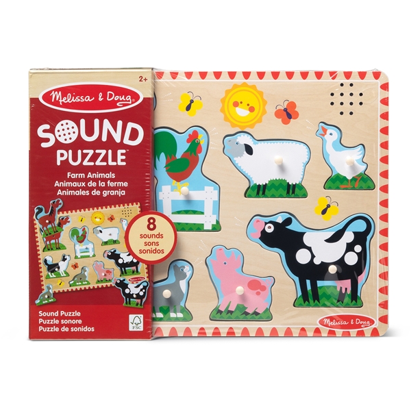 Sound Puzzle Farm Animals (Kuva 1 tuotteesta 2)
