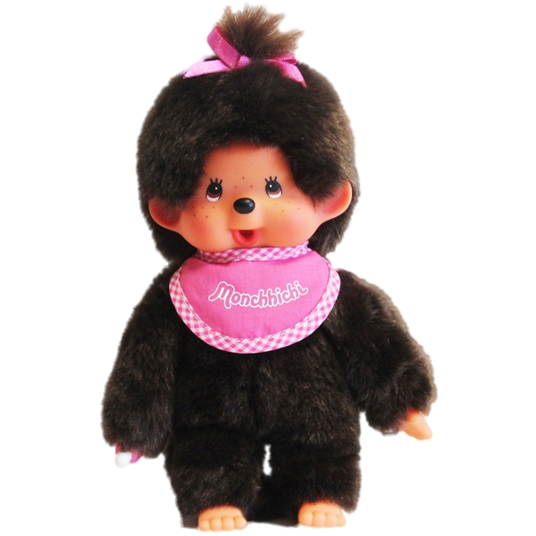 Monchhichi Tyttö Vaaleanpunainen Ruokalappu (Kuva 1 tuotteesta 2)