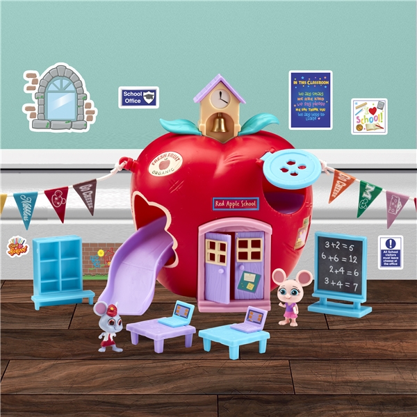 Mouse In The House The Red Apple School Playset (Kuva 3 tuotteesta 4)