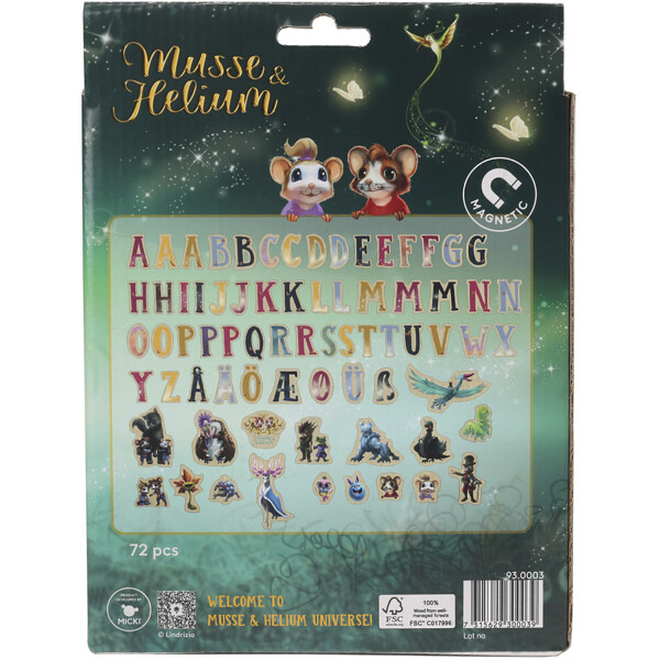 Musse & Helium Magneettikirjaimet (Kuva 5 tuotteesta 5)