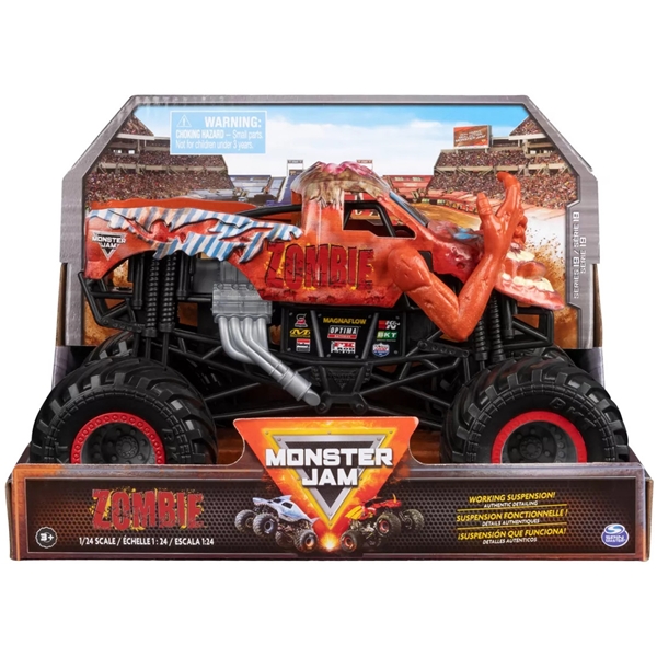 Monster Jam 1:24 Collector Trucks Zombie (Kuva 1 tuotteesta 3)