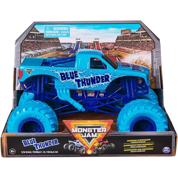 Monster Jam 1:24 Keräilyautot Blue Thunder