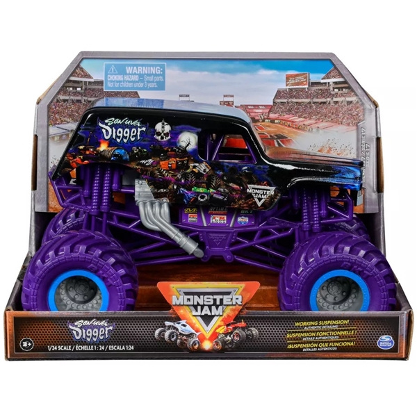 Monster Jam 1:24 Collector Trucks Son Uva Digger (Kuva 3 tuotteesta 3)