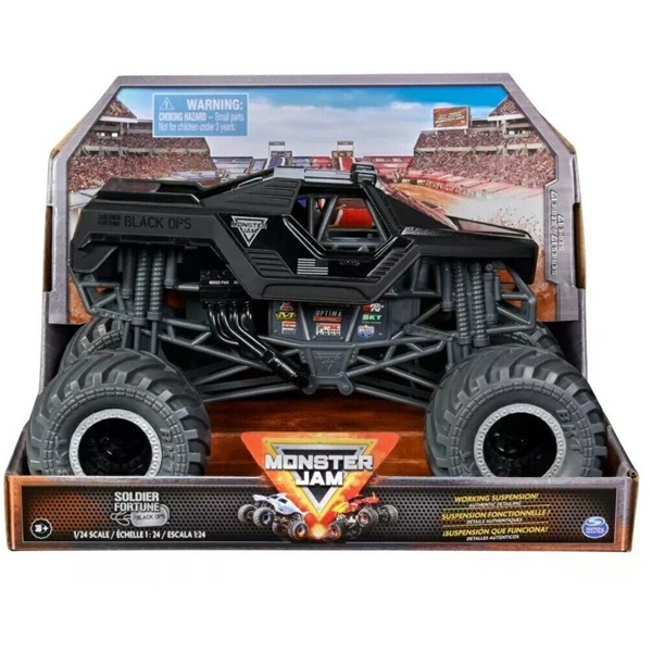 Monster Jam 1:24 Soldier Fortune Black Ops (Kuva 3 tuotteesta 3)