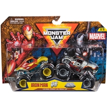 Monster Jam 1:64 Iron:War Machine 2-paketti