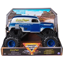 Monster Jam 1:24 Keräilyauto Grave Digger Sininen