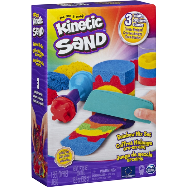 Kinetic Sand Rainbow Mix Set (Kuva 1 tuotteesta 7)