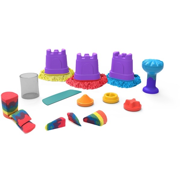 Kinetic Sand Rainbow Mix Set (Kuva 2 tuotteesta 7)