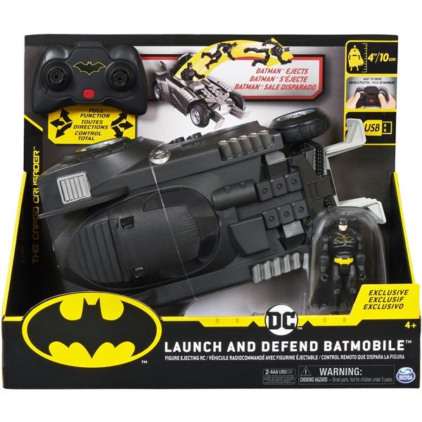 Batman RC Launch & Defend Batmobile (Kuva 1 tuotteesta 4)