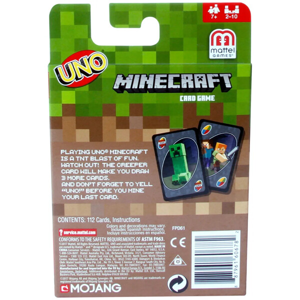 UNO Minecraft (Kuva 5 tuotteesta 5)
