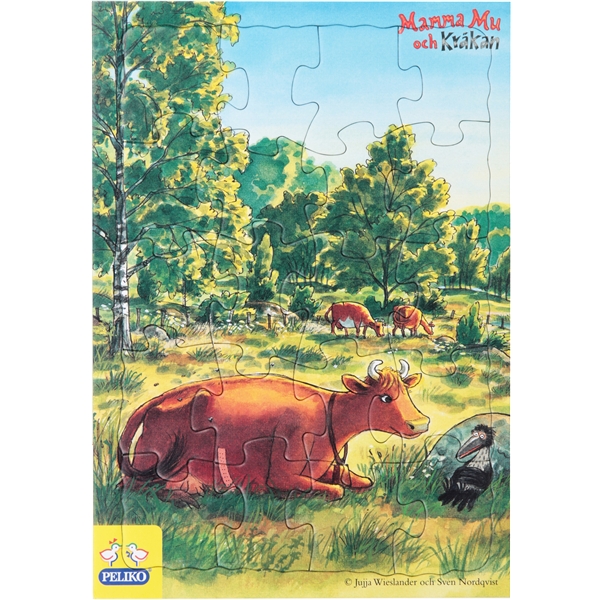 Mimmi Lehmä ja Varis A5 Taulupalapeli (Kuva 2 tuotteesta 3)
