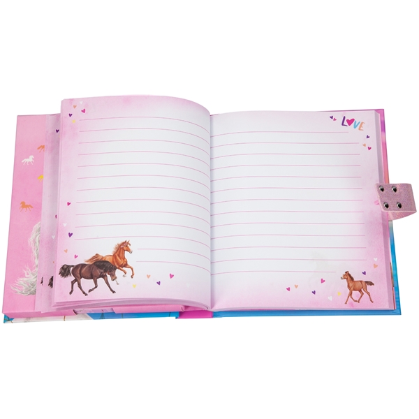 Miss Melody Päiväkirja Koodilla & Lukolla Roosa (Kuva 3 tuotteesta 3)