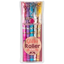 1 set - Miss Melody Glittergeelikynät 5-pack