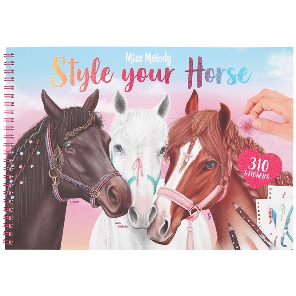Miss Melody Style Your Horse Värityskirja (Kuva 1 tuotteesta 7)