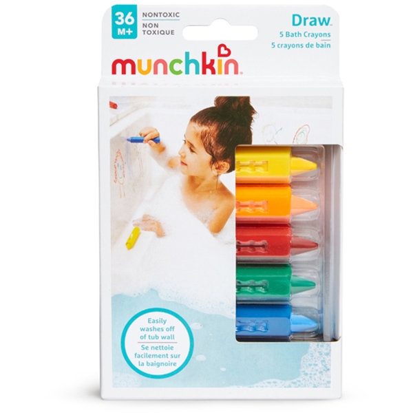 Munchkin Bath Time Crayons 5 kpl (Kuva 4 tuotteesta 4)