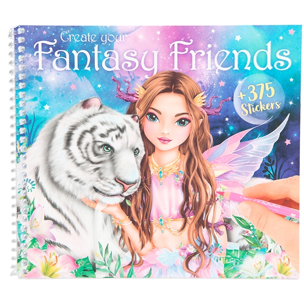 Fantasy Friend Suunnittelukirja Tarramerkein (Kuva 1 tuotteesta 3)
