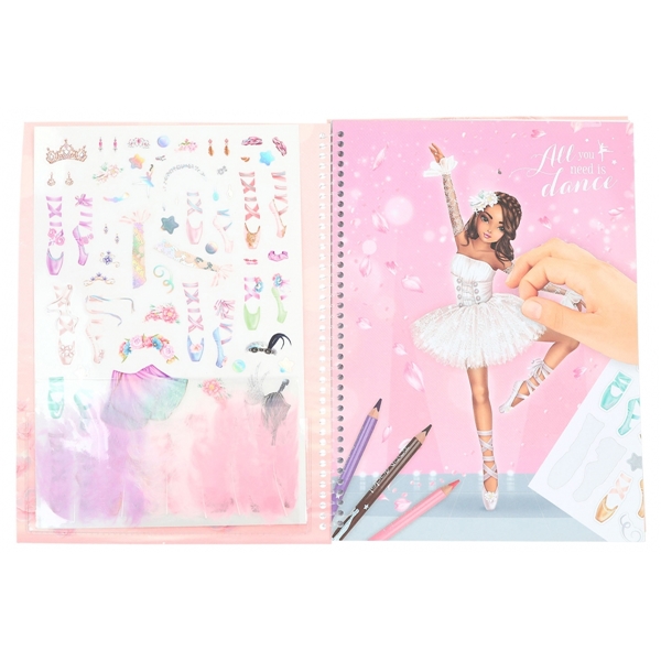 Fantasy Suunnittelukirja Ballerina (Kuva 3 tuotteesta 5)