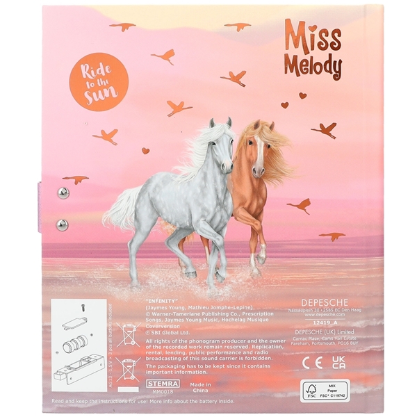 Miss Melody Päiväkirja koodilla, Sundown (Kuva 5 tuotteesta 5)