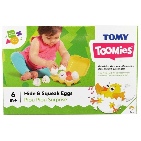 Toomies Hide & Squeak Eggs (Kuva 5 tuotteesta 5)