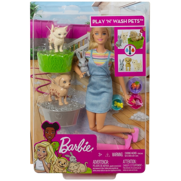 Barbie Play & Wash Kotieläin Lelusetti (Kuva 2 tuotteesta 3)