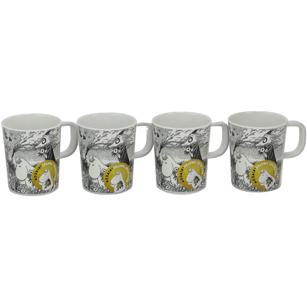 Muumi  Muki kahvalla Graphic 4-pack (Kuva 1 tuotteesta 4)