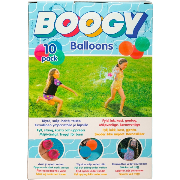 Boogy Balloons Vesipallot 10 kpl (Kuva 2 tuotteesta 3)