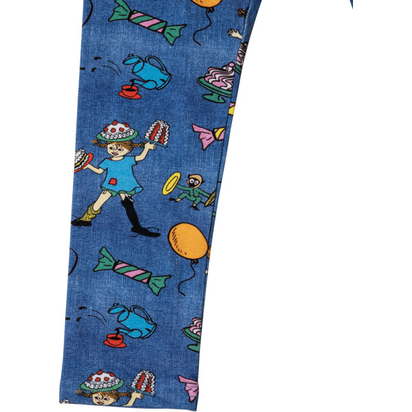 Juhla Pippi Leggingsit Denimissä (Kuva 2 tuotteesta 4)
