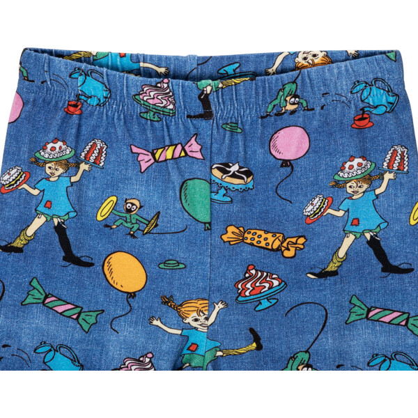 Juhla Pippi Leggingsit Denimissä (Kuva 3 tuotteesta 4)