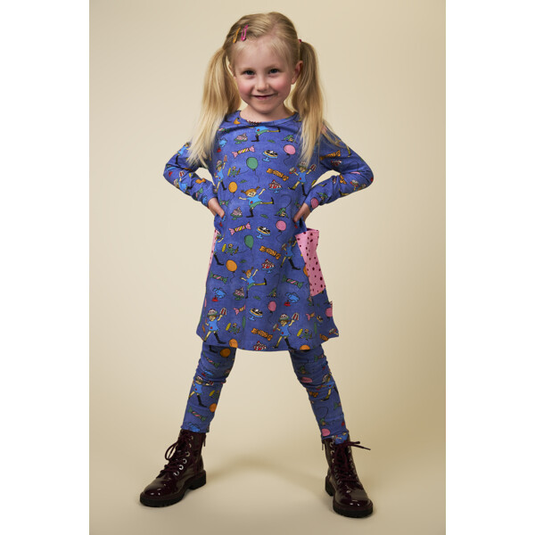 Juhla Pippi Leggingsit Denimissä (Kuva 4 tuotteesta 4)