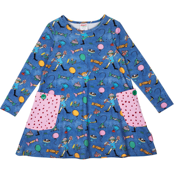 Juhla Peppi Mekko Denim (Kuva 1 tuotteesta 5)