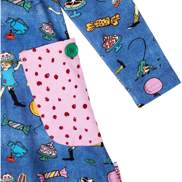 Juhla Peppi Mekko Denim (Kuva 2 tuotteesta 5)